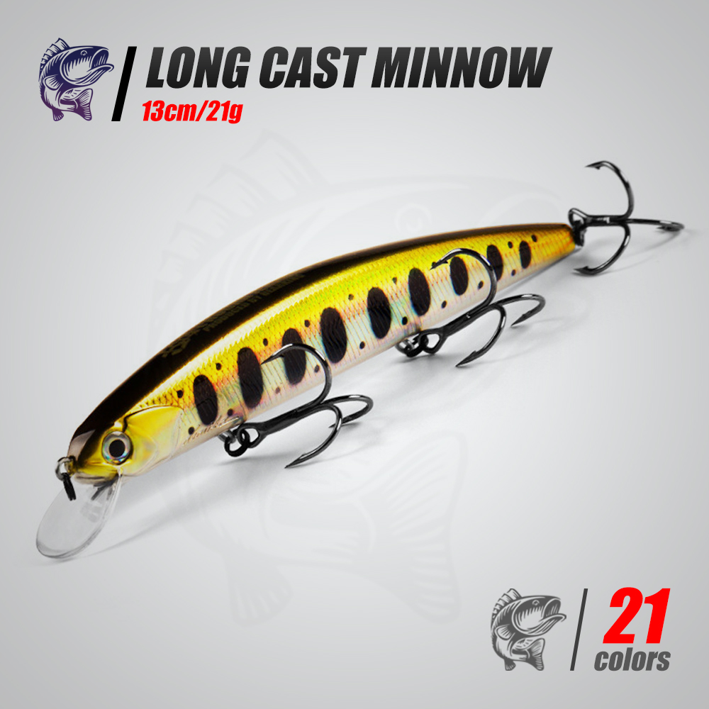 Fishing Lure Jerkbait - Señuelo de pececillo suspendido de fundición