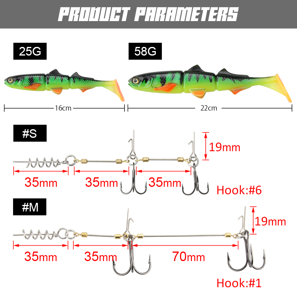 Sistema de anzuelo Spinpoler P - Fishing Lure Jerkbait reseña y precio