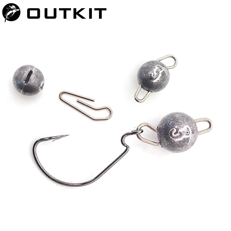OUTKIT 10 unids/lote plomo cab - Fishing Lure Accessories reseña y precio